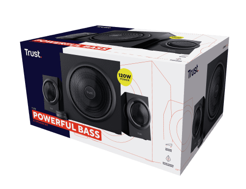 Trust Yuri conjunto de altavoces 60 W Universal Negro 2.1 canales De 1 vía 15 W - Imagen 7