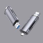 Ugreen 50706 lector de tarjeta USB/Micro-USB Plata 6957303857067 | P/N: 50706 | Ref. Artículo: 1399539