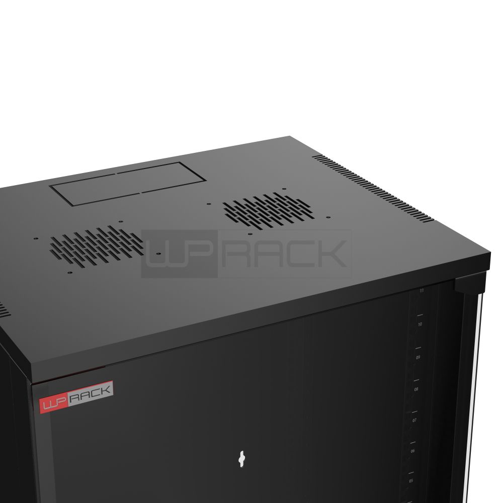 WP WPN-RWA-12604-B armario rack 12U Bastidor de pared Negro - Imagen 6