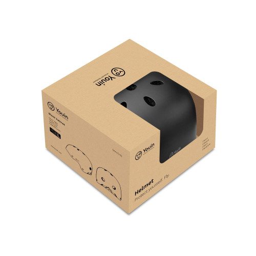 YOUIN CASCO BASICO - NEGRO (TALLA L) - Imagen 4