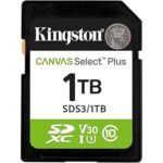 0740617348378 | P/N: SDS3/1TB | Cod. Artículo: DSP0000035523 Tarjeta memoria sdxc 1tb kingston canvas select plus uhs - i clase 10