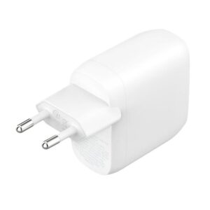 0745883853786 | P/N: WCB010VFWH | Cod. Artículo: DSP0000034109 Cargador de pared belkin wcb010vfwh 30w 2x usb tipo c blanco
