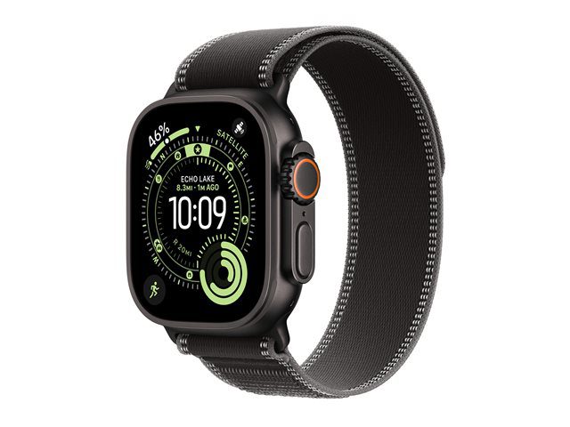 Smartwatch apple watch ultra 3 gps + cellular 49mm black titanium case black - charcoal trail loop - s - m - Imagen 2