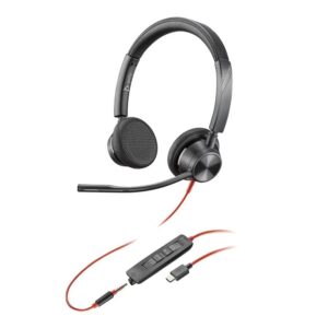 197498429144 | P/N: 8X221AA | Cod. Artículo: DSP0000032691 Auriculares poly blackwire 3325 negro