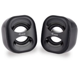 4015867221440 | P/N: 245330 | Cod. Artículo: MGS0000003872 Altavoces 2.0 equip life mini 6w rms color negro jack 3.5 pulgadas alimetancion usb