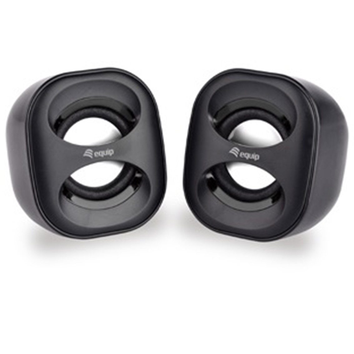 4015867221440 | P/N: 245330 | Cod. Artículo: MGS0000003872 Altavoces 2.0 equip life mini 6w rms color negro jack 3.5 pulgadas alimetancion usb