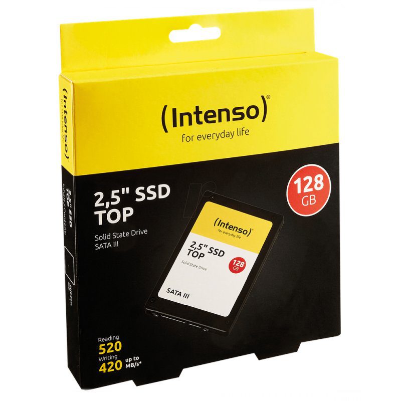 Disco duro interno solido ssd intenso top performance 128gb 2.5 pulgadas sata3 - Imagen 2