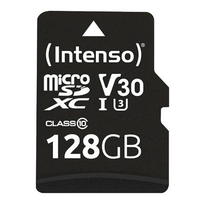 4034303030095 | P/N: 3433491 | Cod. Artículo: DSP0000019287 Tarjeta memoria micro sd intenso 128gb profesional uhs - i cl10 + adaptador sd