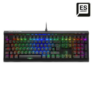 4044951033539 | P/N: | Cod. Artículo: DSP0000004675 Teclado gaming sharkoon sgk60 mecanico rgb brown switch