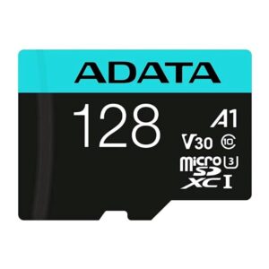 4710273771335 | P/N: AUSDX128GUI3V30SA2 | Cod. Artículo: DSP0000028686 Tarjeta memoria micro sd adata 128gb cl10 + adaptador sd