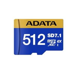4711085947376 | P/N: UD512GEX3L1-C | Cod. Artículo: DSP0000035127 Tarjeta memoria micro sd adata sd7.1 512gb cl10