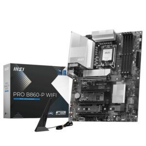 4711377286572 | P/N: 601-7E41-02S | Cod. Artículo: DSP0000029124 Placa base msi pro b860 - p wifi atx - 4x ddr5 - lga 1851