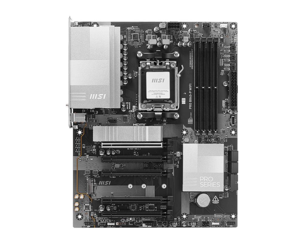 Placa base msi pro b840 - p am5 wifi atx - 4x ddr5 - 3x usb 3.2 - 1x usb tipo c - Imagen 2