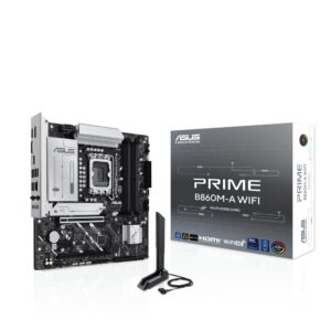 4711387806289 | P/N: 90MB1JY0-M0EAY0 | Cod. Artículo: MGS0000025552 Placa base asus intel prime b860m - a wifi socket 1851 ddr5 x4 max 256gb hdmi displayport matx