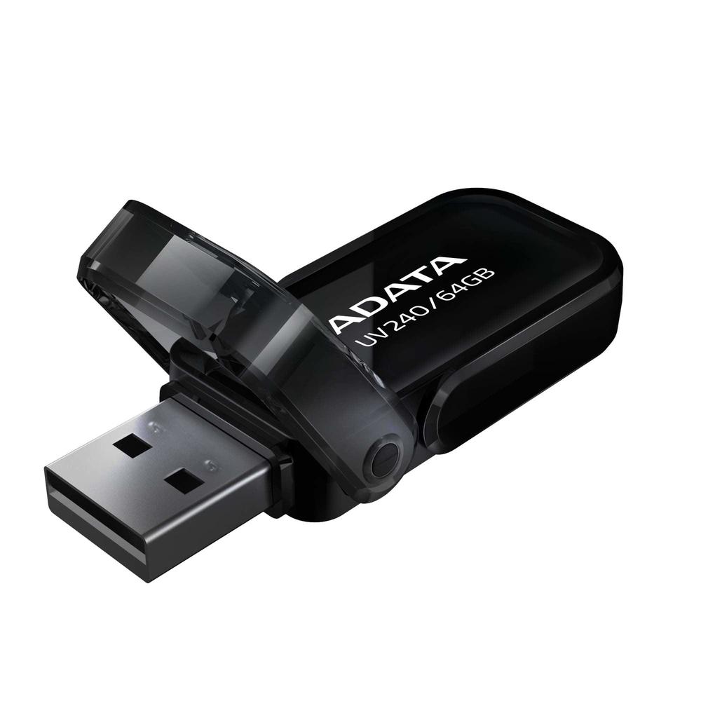 Memoria usb 2.0 adata uv240 64gb negro - Imagen 2