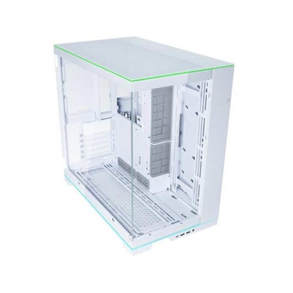 Caja ordenador gaming lian li e - atx o11d evo rgb cristal templado blanco - Imagen 2