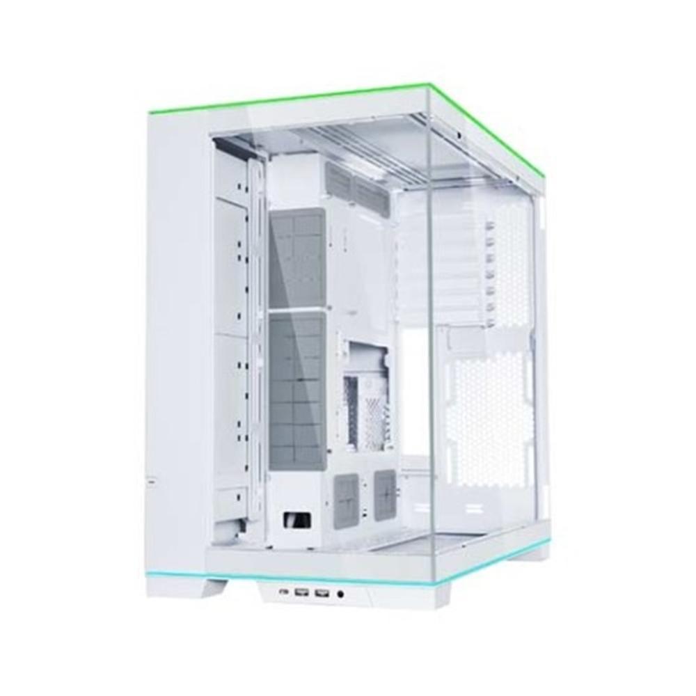 Caja ordenador gaming lian li e - atx o11d evo rgb cristal templado blanco - Imagen 3