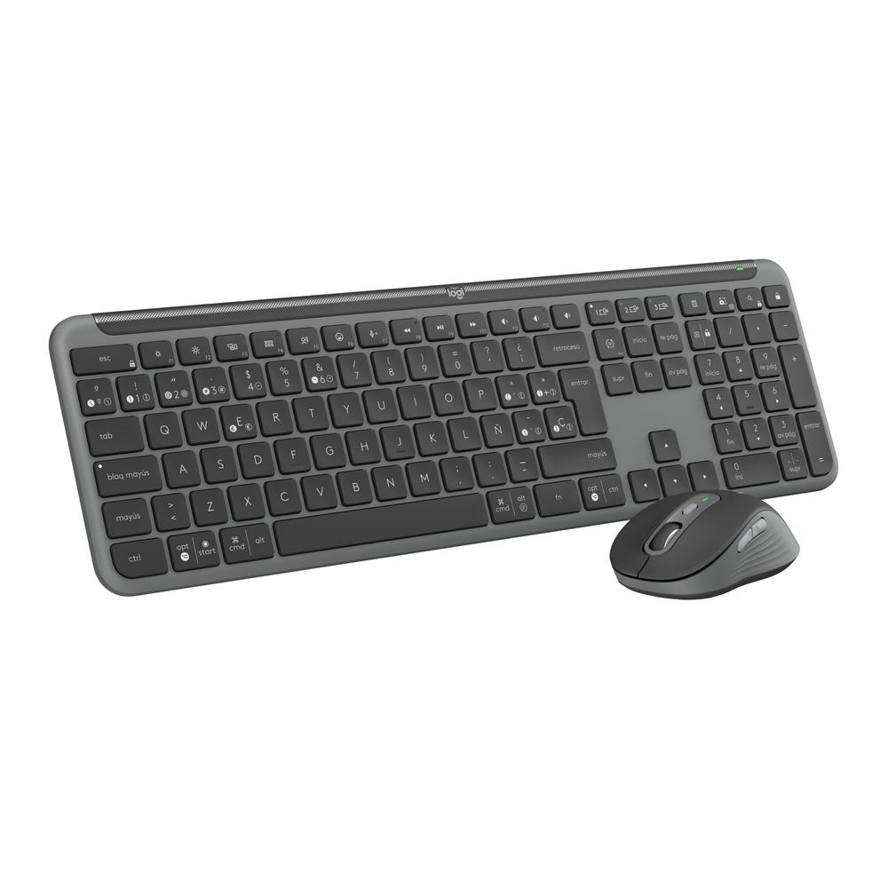 Teclado + raton logitech mk950 inalambrico - Imagen 2
