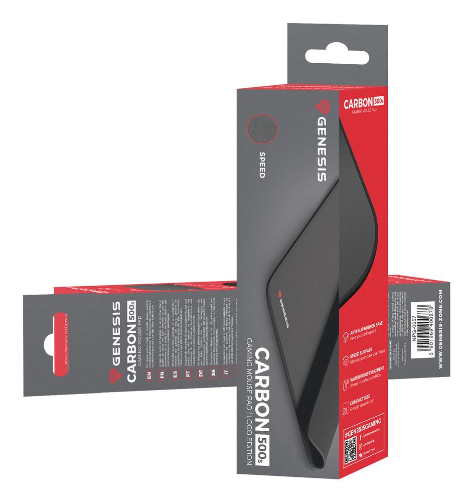 Alfombrilla gaming genesis carbon 500 s 250x210mm logo - Imagen 2