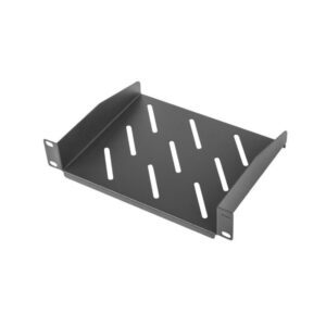 5901969416978 | P/N: AK-1012-B | Cod. Artículo: DSP0000009314 Bandeja fija lanberg 1u 254 x 180 mm carga maxima 20kg rack de 10 pulgadas negro