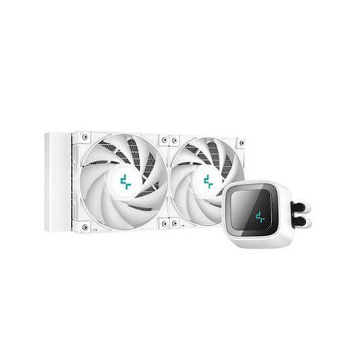 Kit refrigeracion liquida gaming deepcool ls520 blanco 2 x 120mm argb - Imagen 2