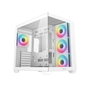 6933412765165 | P/N: R-CG530-WHADA4-G-1 | Cod. Artículo: DSP0000035891 Caja ordenador gaming deepcool cg530 atx rgb cristaltemplado blanca