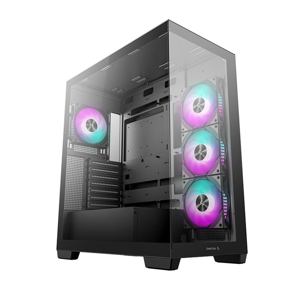 6933412765172 | P/N: R-CG580-BKADA4-G-1 | Cod. Artículo: DSP0000033220 Caja ordenador gaming deepcool cg580 4f atx rgb cristal templado negra