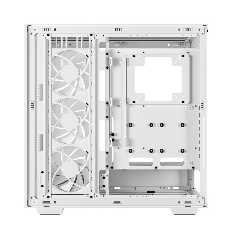 Caja ordenador gaming deepcool e - atx morpheus argb cristal templado blanco - Imagen 6