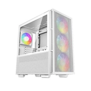 6933412774907 | P/N: R-CH560-WHAPE4-G-1 | Cod. Artículo: DSP0000029465 Caja ordenador gaming deepcool ch560 rgb e - atx cristal templado blanca