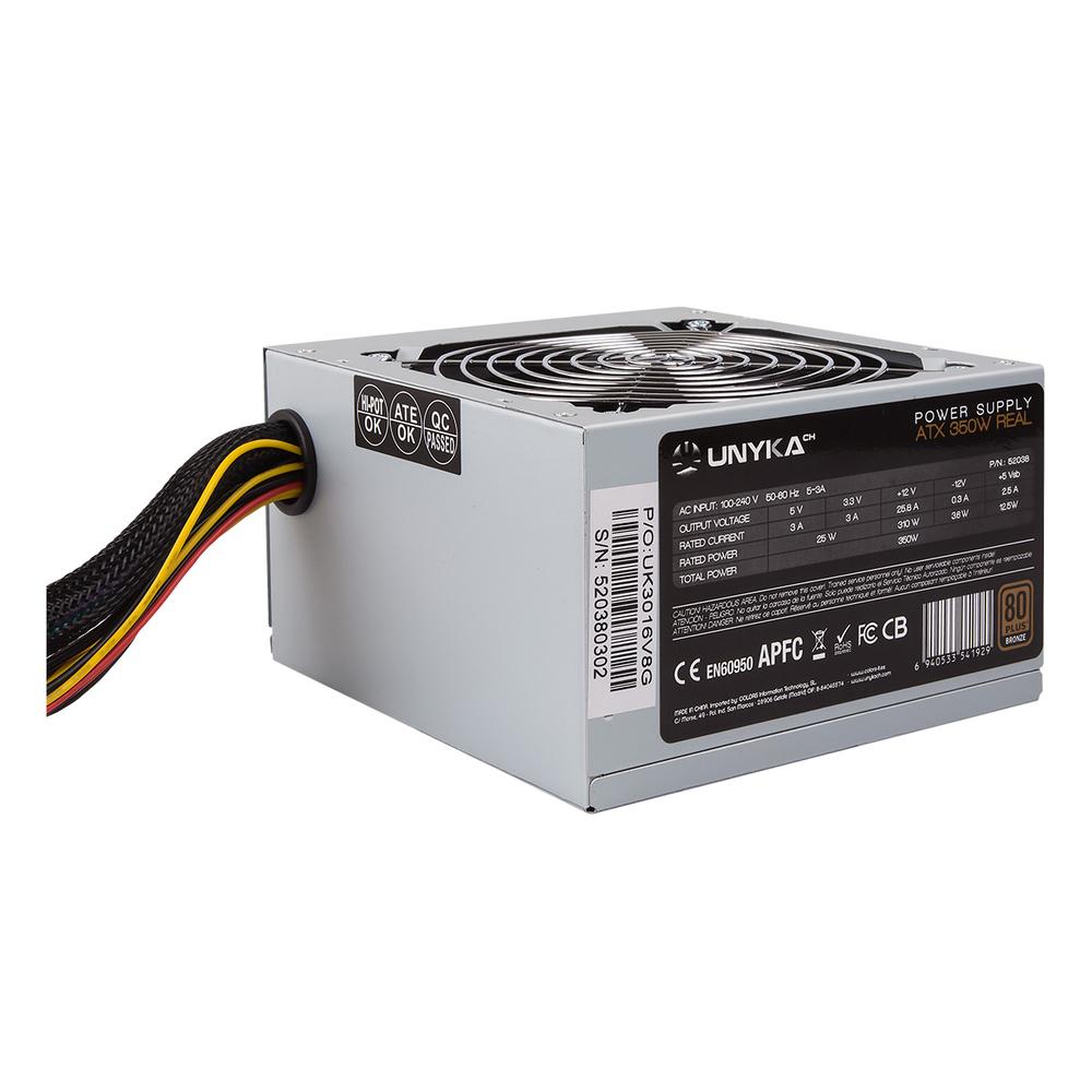 Fuente alimentacion unykach 52038 atx 350w - Imagen 2