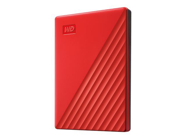 Disco duro externo hdd wd western digital 4tb my passport usb 3.2 rojo - Imagen 2