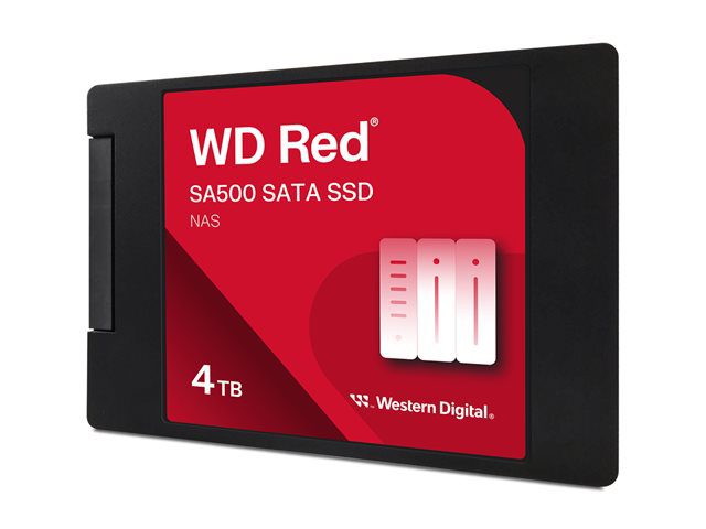 Disco duro interno ssd wd western digital red sa500 4tb 2.5 pulgadas sata 6gb - s - Imagen 2