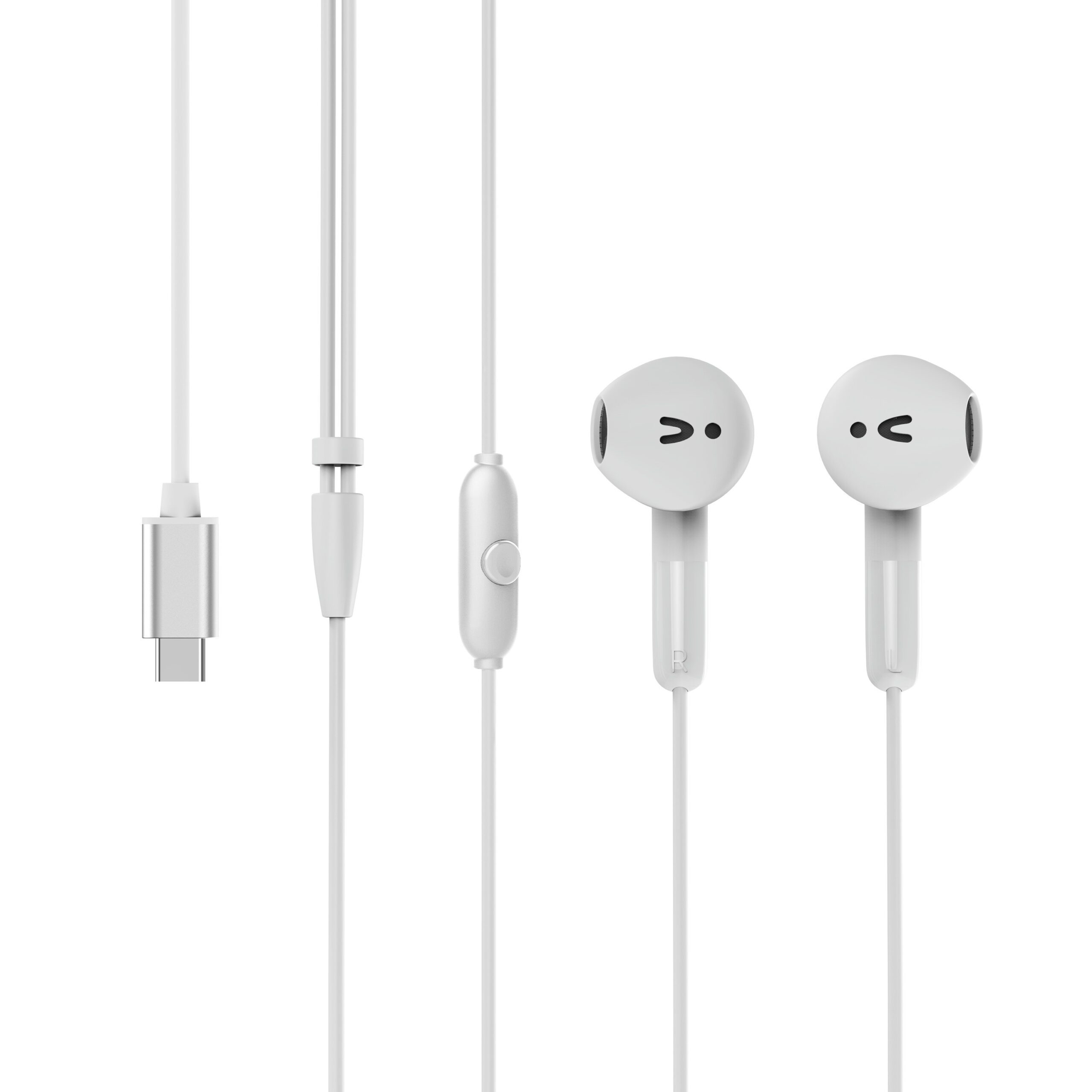 Auriculares muvit e58 usb tipo c blanco - Imagen 6