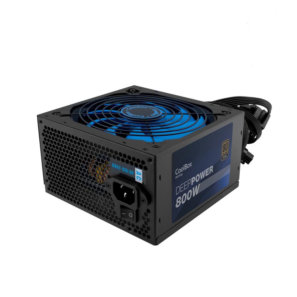 8436556145346 | P/N: DG-PWS800-85B | Cod. Artículo: DP-PWS800-85B Fuente de alimentacion coolbox gaming deeppower 800w 80 plus bronze - 14 cm - full range