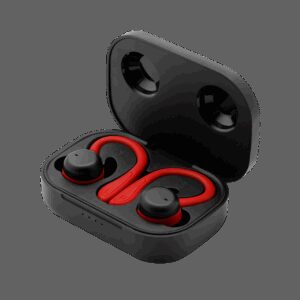 8436583238134 | P/N: SPARTAN-R | Cod. Artículo: DSP0000024188 Auriculares deportivos phoenix spartan bluetooth 5.3 manos libres accesorios intercambiables detalles en rojo