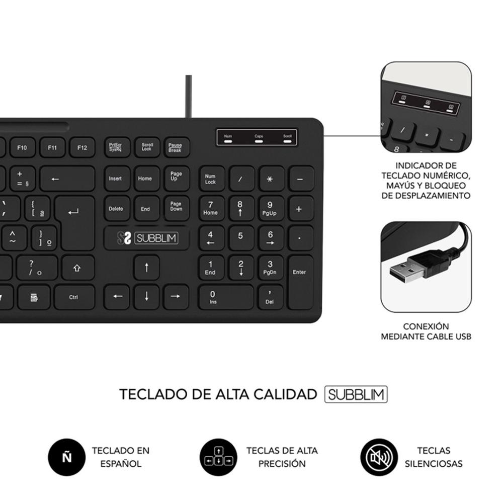 Teclado subblim subkbc - 0ssk50 - Imagen 3