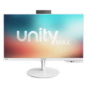 8436626130067 | P/N: UNITY-MAX-3161W | Cod. Artículo: MGS0000029631 Ordenador all in one phoenix unity max i3 14gº - 16gb ddr5 - ssd 1tb nvme - 23.8 pulgadas - fhd 1080p ips - blanco - w11 pro