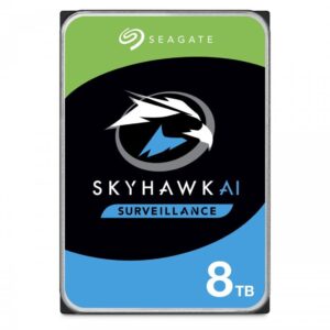 8719706022934 | P/N: ST8000VE001 | Cod. Artículo: DSP0000012765 Surveillance hdd skyhawk ai 3.5 pulgadas 8 tb seríal ata iii
