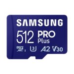 8806094780550 | P/N: MB-MD512SA/EU | Cod. Artículo: DSP0000033306 Tarjeta memoria micro sd samsung microsdxc pro plus 512gb clase 10 + adaptador sd