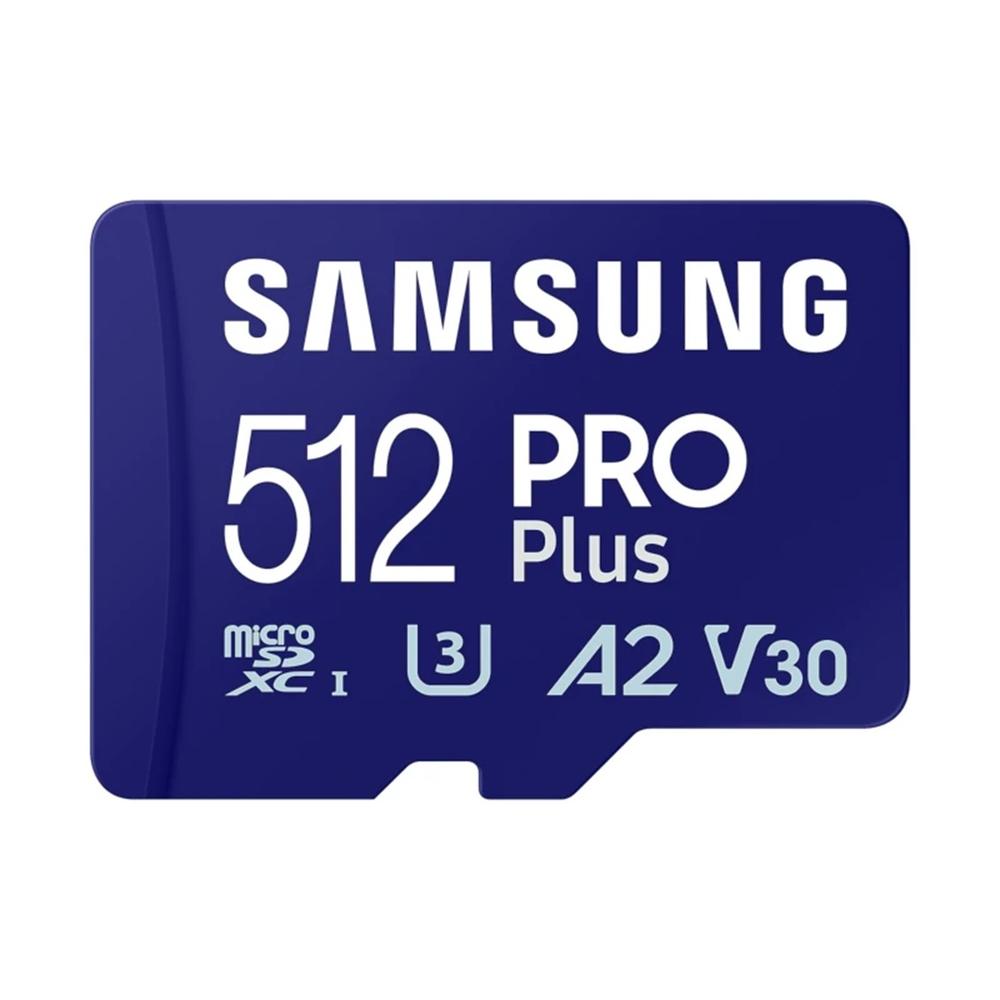 8806094780550 | P/N: MB-MD512SA/EU | Cod. Artículo: DSP0000033306 Tarjeta memoria micro sd samsung microsdxc pro plus 512gb clase 10 + adaptador sd