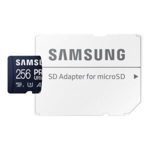 8806094957211 | P/N: MB-MY256SA/WW | Cod. Artículo: DSP0000033307 Tarjeta memoria micro sd samsung microsdxc pro ultimate 256gb clase 10 + adaptador sd