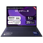 8806096481356 | P/N: 16Z90TS-G.AU99B | Cod. Artículo: MGS0000028452 Portatil lg gram pro  16z90ts - g intel core ultra 9 288v 48tops 32gb ssd1tb w11 16 pulgadas