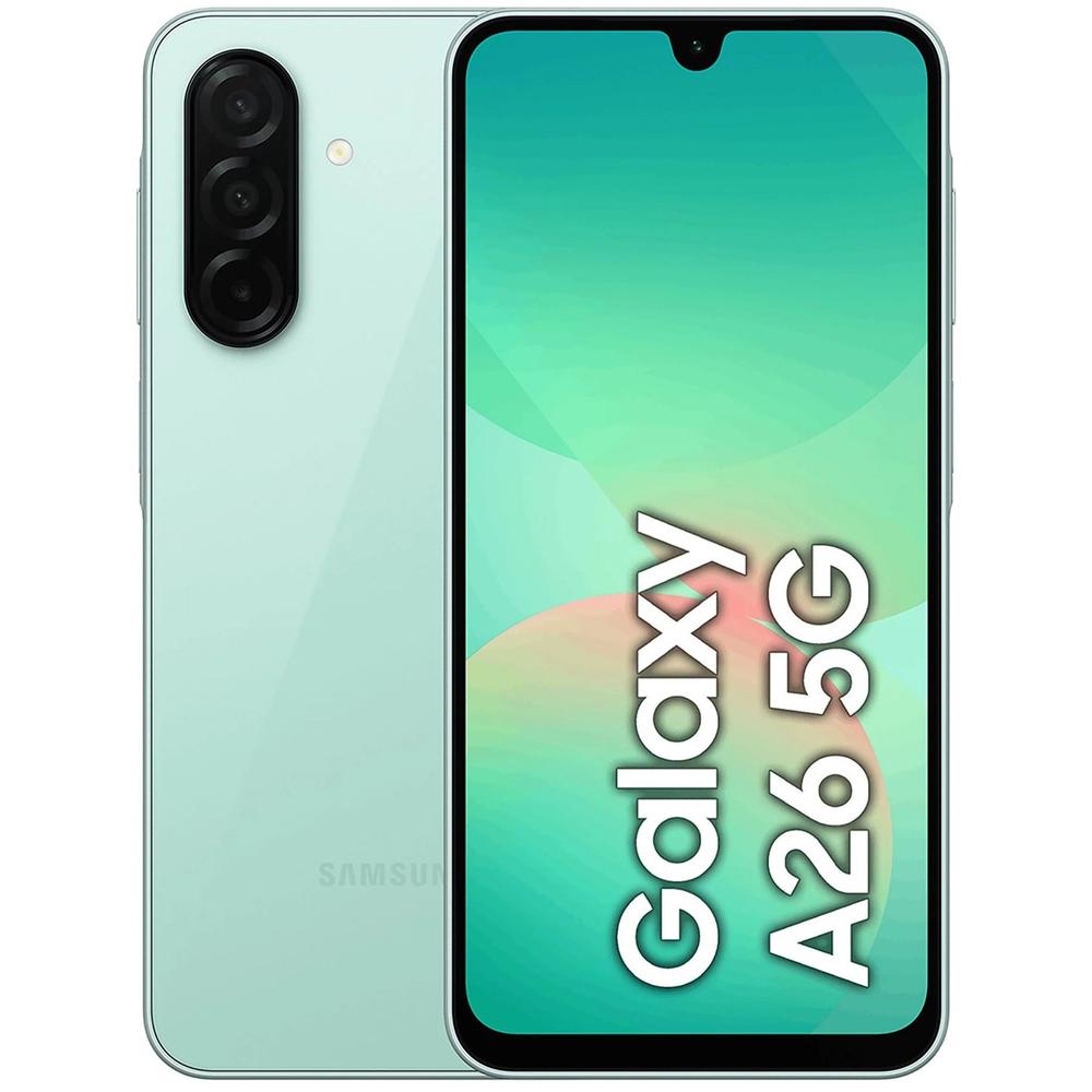 8806097072843 | P/N: SM-A266BLGCEUB | Cod. Artículo: MGS0000026586 Movil samsung galaxy a26 5g 8 - 256gb - 6.7 pulgadas - verde