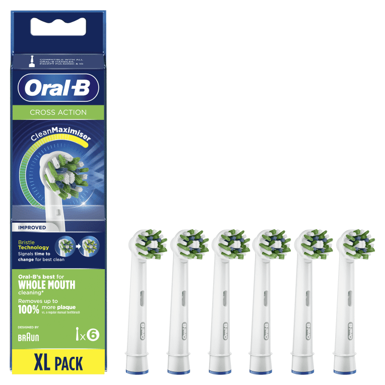 ACCESORIO DENTAL BRAUN ORAL-B EB50-6 PACK 6 UDS 4210201321477 EB50-6 CROSS ACTION