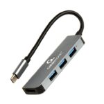 ADAPTADOR MULTIPUERTO GEMBIRD USB TIPO C 2 EN 1 HUB
