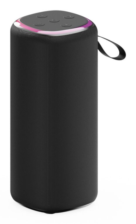 ALTAVOZ PORTATIL GEMBIRD SPK-BT-LED-08L 10W BT NEGRO LUZ LED 8716309132619 SPK-BT-LED-08L