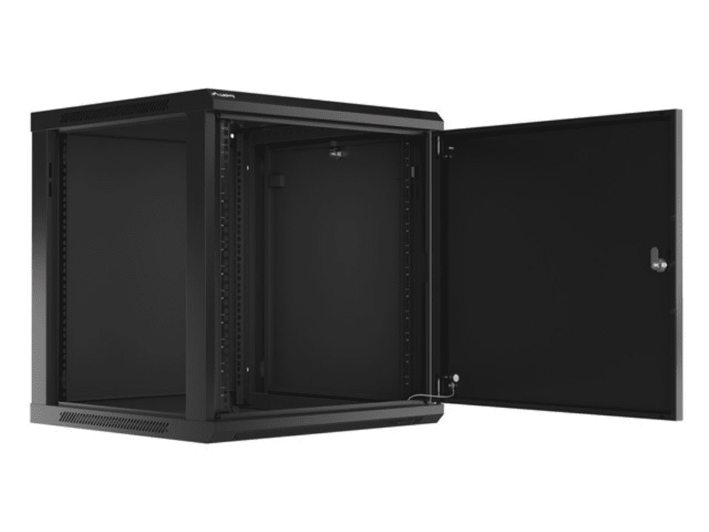 ARMARIO LANBERG MURAL RACK 19" 12U/600X600 FLAT PACK AUTOENSA NEGRO PTA METALICA 5901969430172 WF01-6612-00B