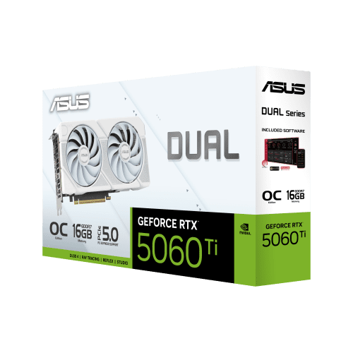 ASUS Dual -RTX5060TI-O16G-WHITE NVIDIA GeForce RTX 5060 Ti 16 GB GDDR7 - Imagen 13