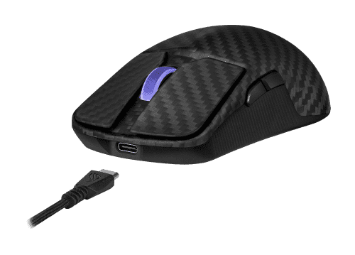 ASUS ROG Harpe Ace Extreme ratón Juego mano derecha RF Wireless + Bluetooth + USB Type-A Óptico 42000 DPI - Imagen 6