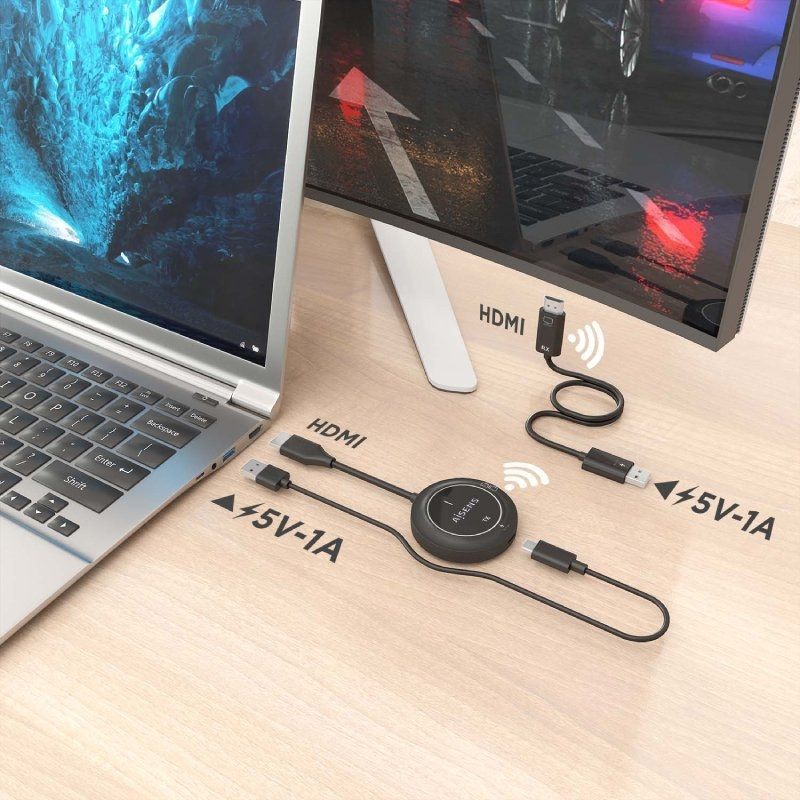 Adaptador/Transmisor de vídeo inalámbrico HDMI Aisens ASWL-H2K30M002-BK - Imagen 4